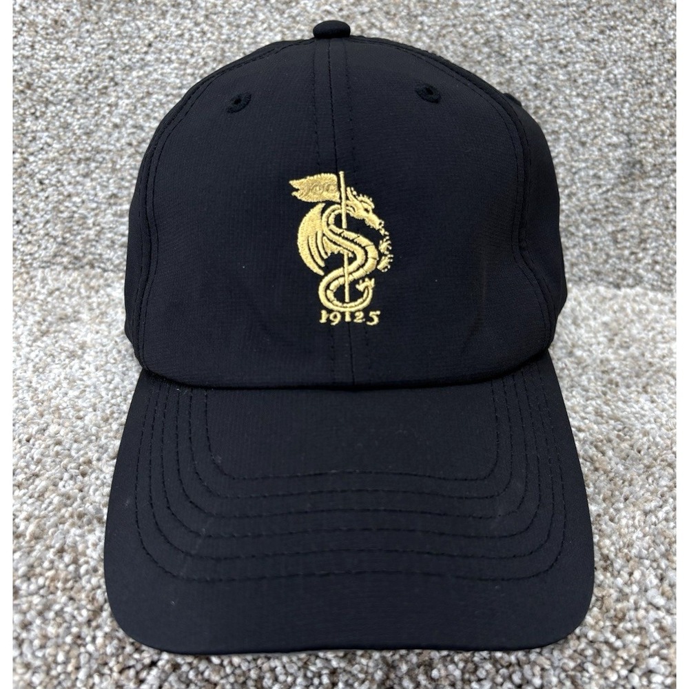MPCC Pebble Beach Gold Logo Centennial Cap One Size Black Imperial Performance